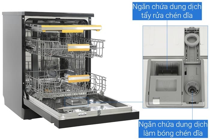Máy rửa chén bát độc lập Comfee CDWEF1533GB-WU-VN